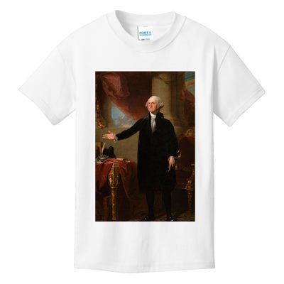 George Washington Portrait Kids T-Shirt