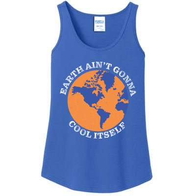 Global Warming Planet Green Energy Earth Day Protection Meaningful Gift Ladies Essential Tank