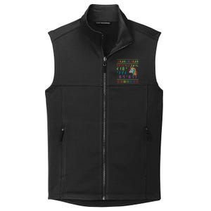 Gay With Rainbow Unicorn Christmas Collective Smooth Fleece Vest