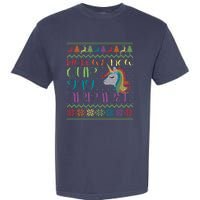 Gay With Rainbow Unicorn Christmas Garment-Dyed Heavyweight T-Shirt