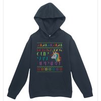 Gay With Rainbow Unicorn Christmas Urban Pullover Hoodie