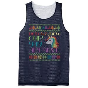 Gay With Rainbow Unicorn Christmas Mesh Reversible Basketball Jersey Tank