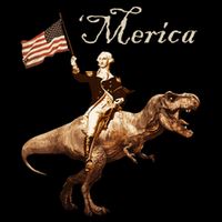 George Washington Riding A Tyrannosaurus Rex Merica Mesh Reversible Basketball Jersey Tank