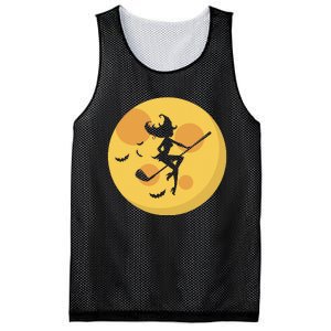 Golf Witch Riding Golf Stick Funny Halloween Golf Club Mesh Reversible Basketball Jersey Tank