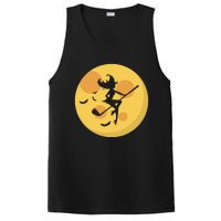 Golf Witch Riding Golf Stick Funny Halloween Golf Club PosiCharge Competitor Tank