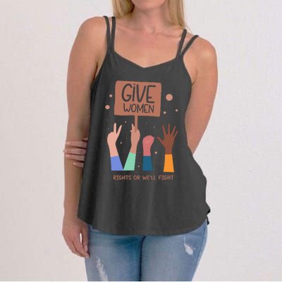 Give Women Rights Women's Strappy Tank