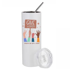 Give Women Rights Stainless Steel Tumbler