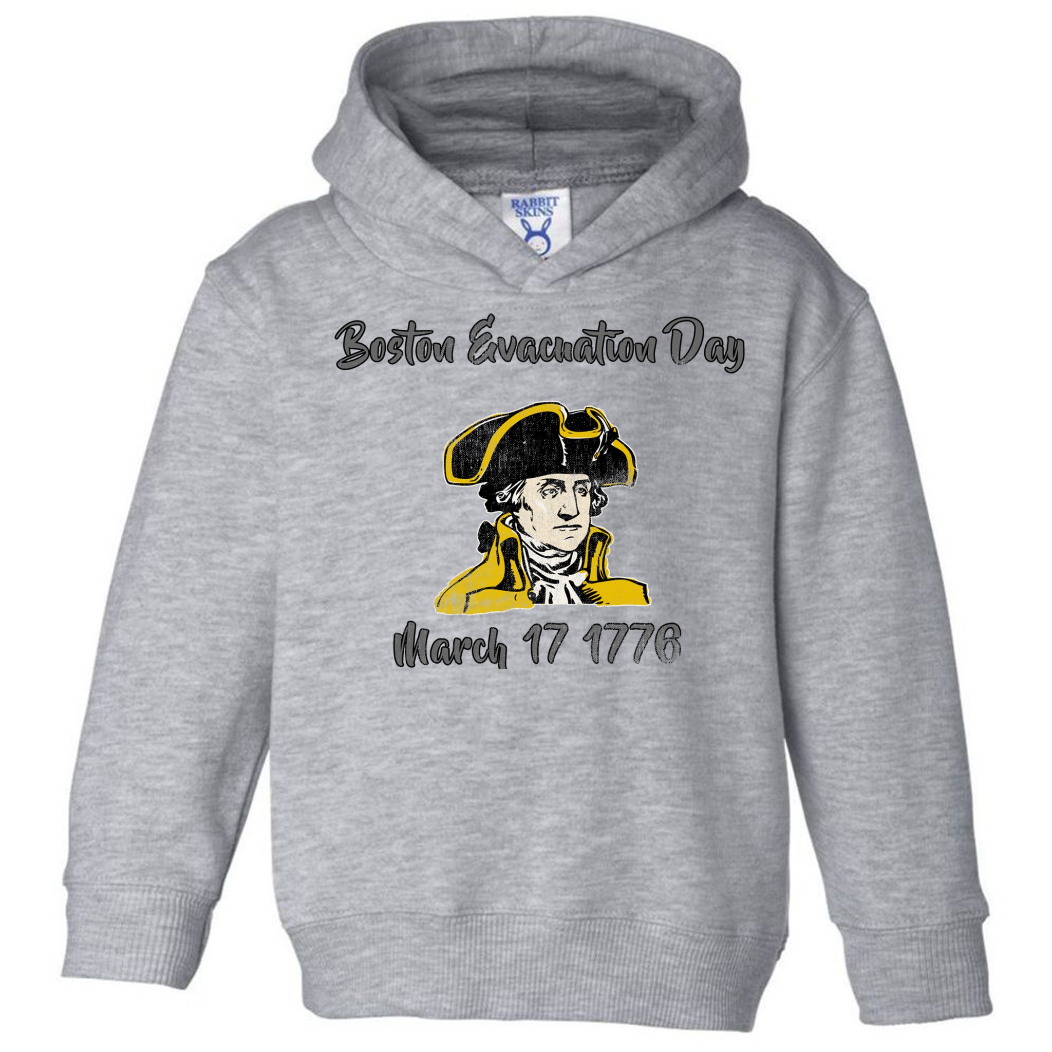 George Washington Revolutionary War Boston Evacauation Day Gift Toddler Hoodie