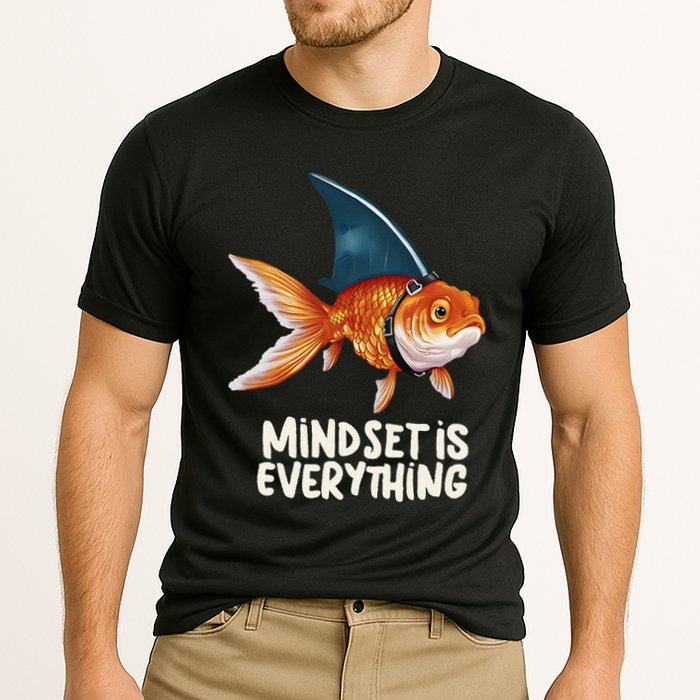 Goldfish With Shark Fin Costume Illustration Cooling Performance Crew T-Shirt