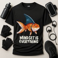Goldfish With Shark Fin Costume Illustration Cooling Performance Crew T-Shirt