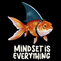 Goldfish With Shark Fin Costume Illustration Cooling Performance Crew T-Shirt