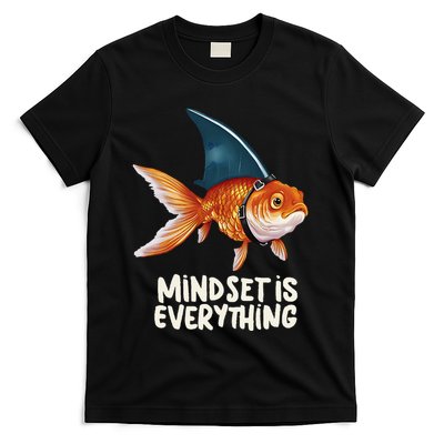 Goldfish With Shark Fin Costume Illustration T-Shirt