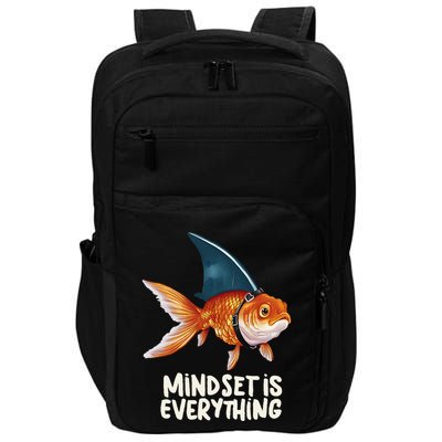 Goldfish With Shark Fin Costume Illustration Impact Tech Backpack