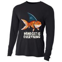 Goldfish With Shark Fin Costume Illustration Cooling Performance Long Sleeve Crew
