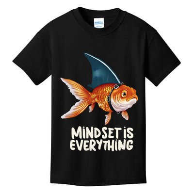Goldfish With Shark Fin Costume Illustration Kids T-Shirt