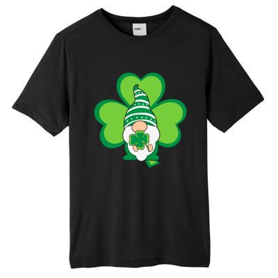 Gnome With Shamrock St Patricks Day Tall Fusion ChromaSoft Performance T-Shirt