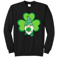 Gnome With Shamrock St Patricks Day Tall Sweatshirt