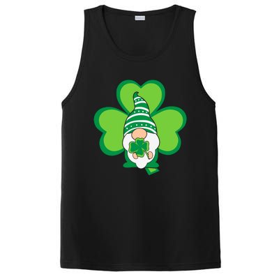 Gnome With Shamrock St Patricks Day PosiCharge Competitor Tank