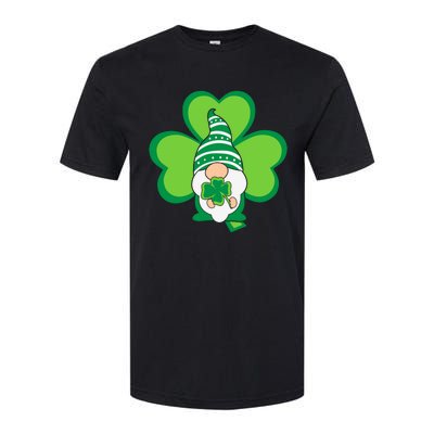 Gnome With Shamrock St Patricks Day Softstyle CVC T-Shirt