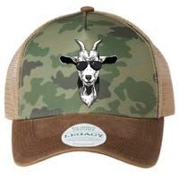 Goat With Sunglasses Legacy Tie Dye Trucker Hat