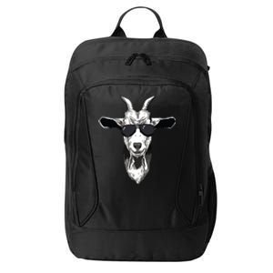 Goat With Sunglasses City Backpack