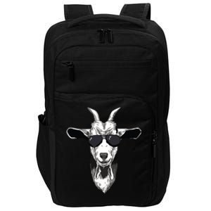 Goat With Sunglasses Impact Tech Backpack