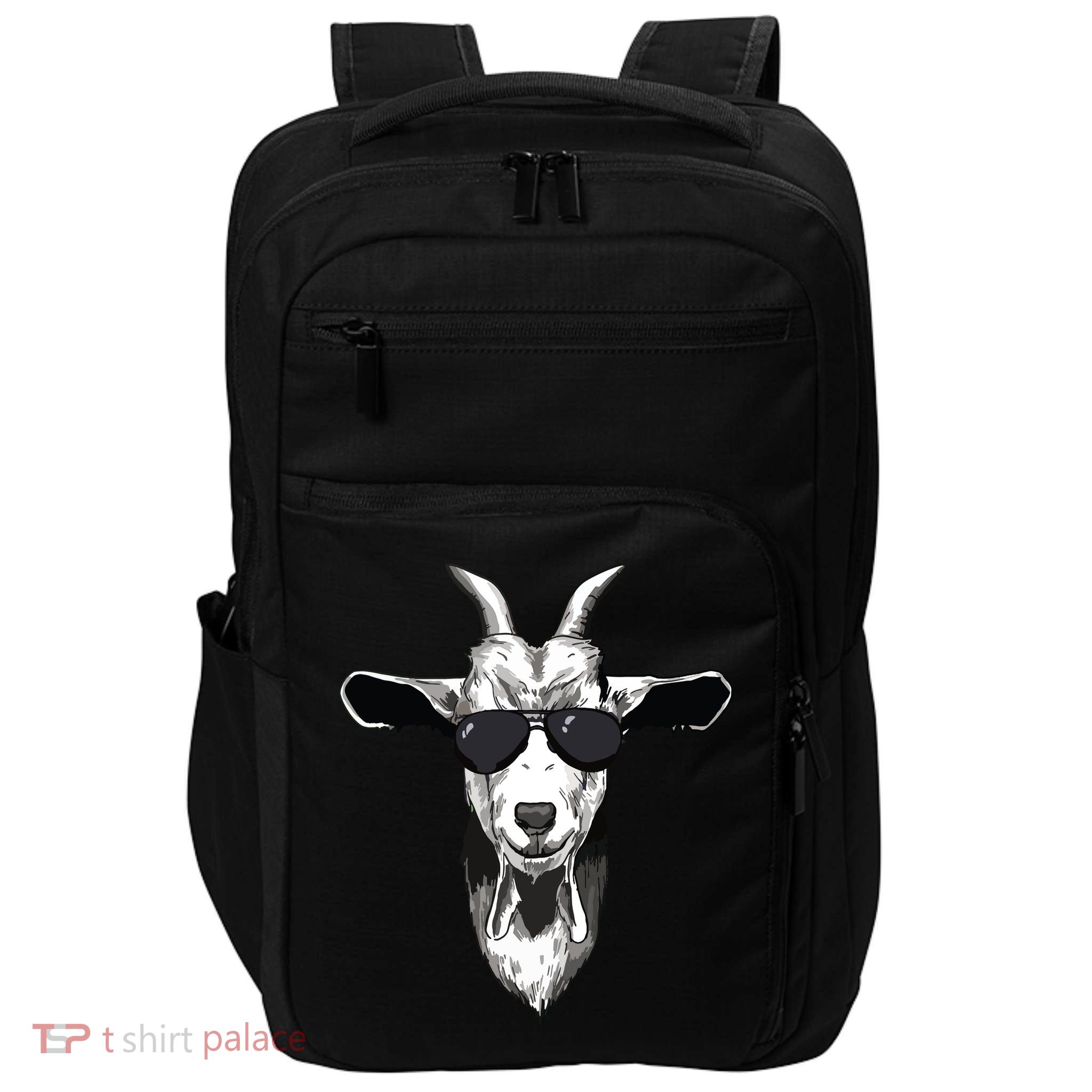 Goat With Sunglasses Impact Tech Backpack