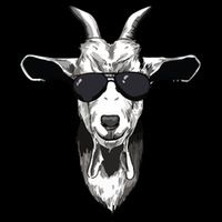 Goat With Sunglasses 16oz Travel Tumbler