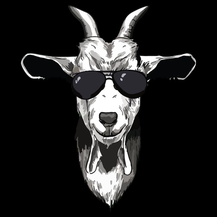 Goat With Sunglasses 16oz Travel Tumbler