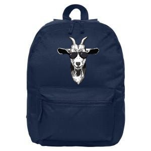 Goat With Sunglasses 16 in Basic Backpack