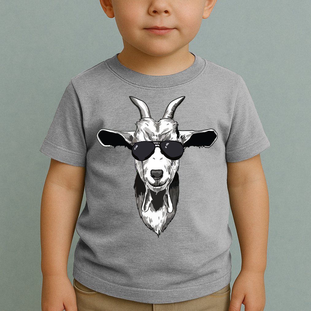 Goat With Sunglasses Toddler T-Shirt