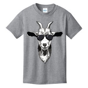 Goat With Sunglasses Kids T-Shirt