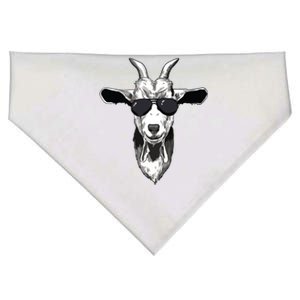 Goat With Sunglasses USA-Made Doggie Bandana