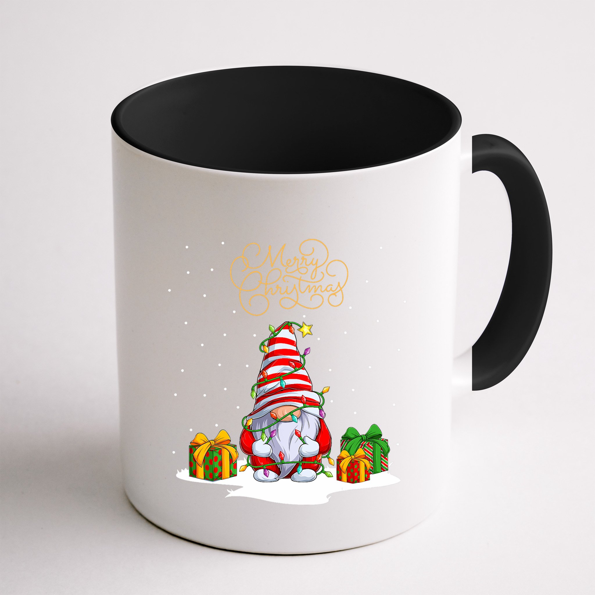 Gnome With Snow Xmas Funny Merry Christmas Mug