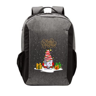 Gnome With Snow Xmas Funny Merry Christmas Vector Backpack