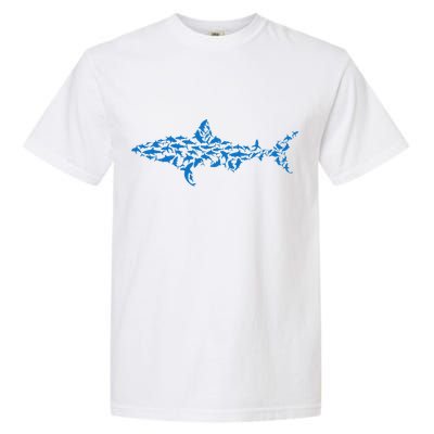 Great White Shark Sharks Silhouette Shark Fish White Shark Garment-Dyed Heavyweight T-Shirt