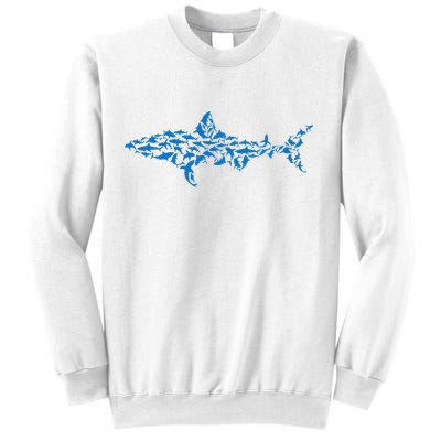 Great White Shark Sharks Silhouette Shark Fish White Shark Sweatshirt