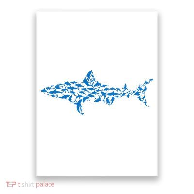 Great White Shark Sharks Silhouette Shark Fish White Shark Poster