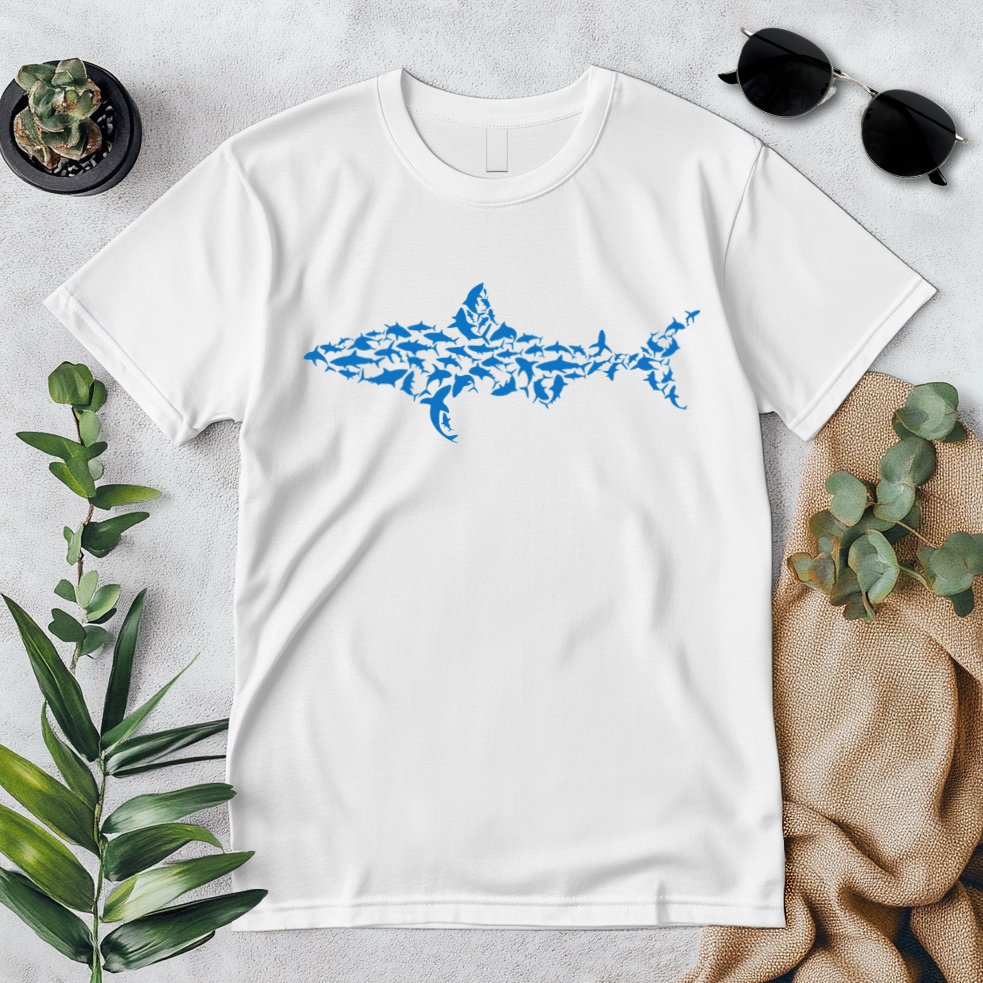 Great White Shark Sharks Silhouette Shark Fish White Shark Premium T-Shirt