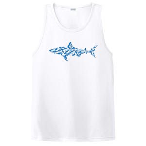 Great White Shark Sharks Silhouette Shark Fish White Shark PosiCharge Competitor Tank