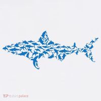 Great White Shark Sharks Silhouette Shark Fish White Shark Womens T-Shirt