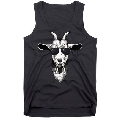 Goat With Sunglasses Tank Top