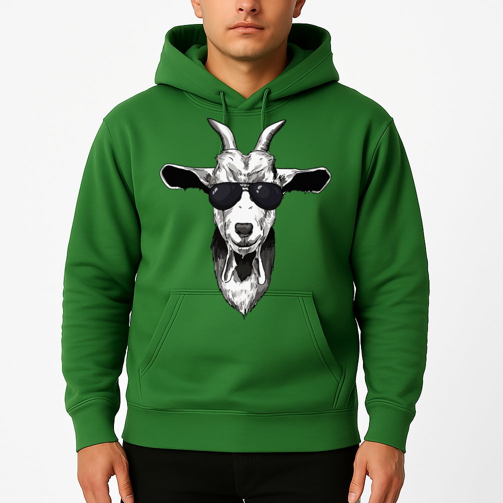 Goat With Sunglasses Hoodie