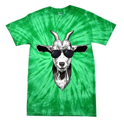 Goat With Sunglasses Tie-Dye T-Shirt