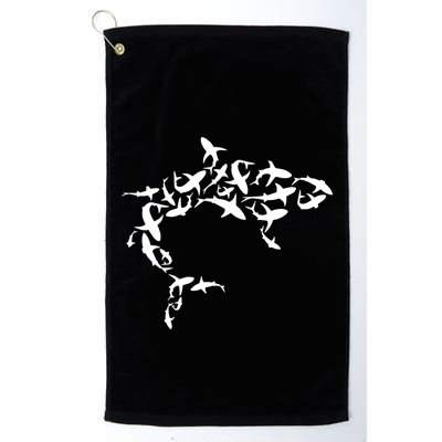 Great White Shark Lover Marine Biology Animal Science Golf Towel