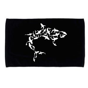 Great White Shark Lover Marine Biology Animal Science Microfiber Hand Towel