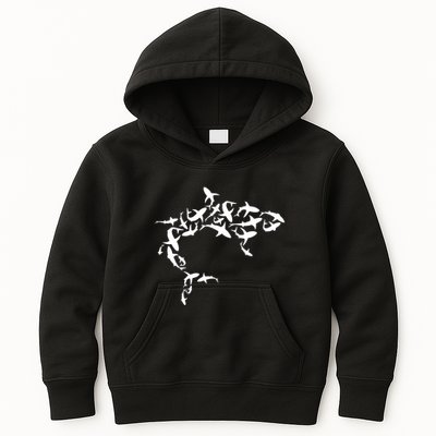 Great White Shark Lover Marine Biology Animal Science Kids Hoodie