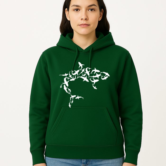 Great White Shark Lover Marine Biology Animal Science Hoodie