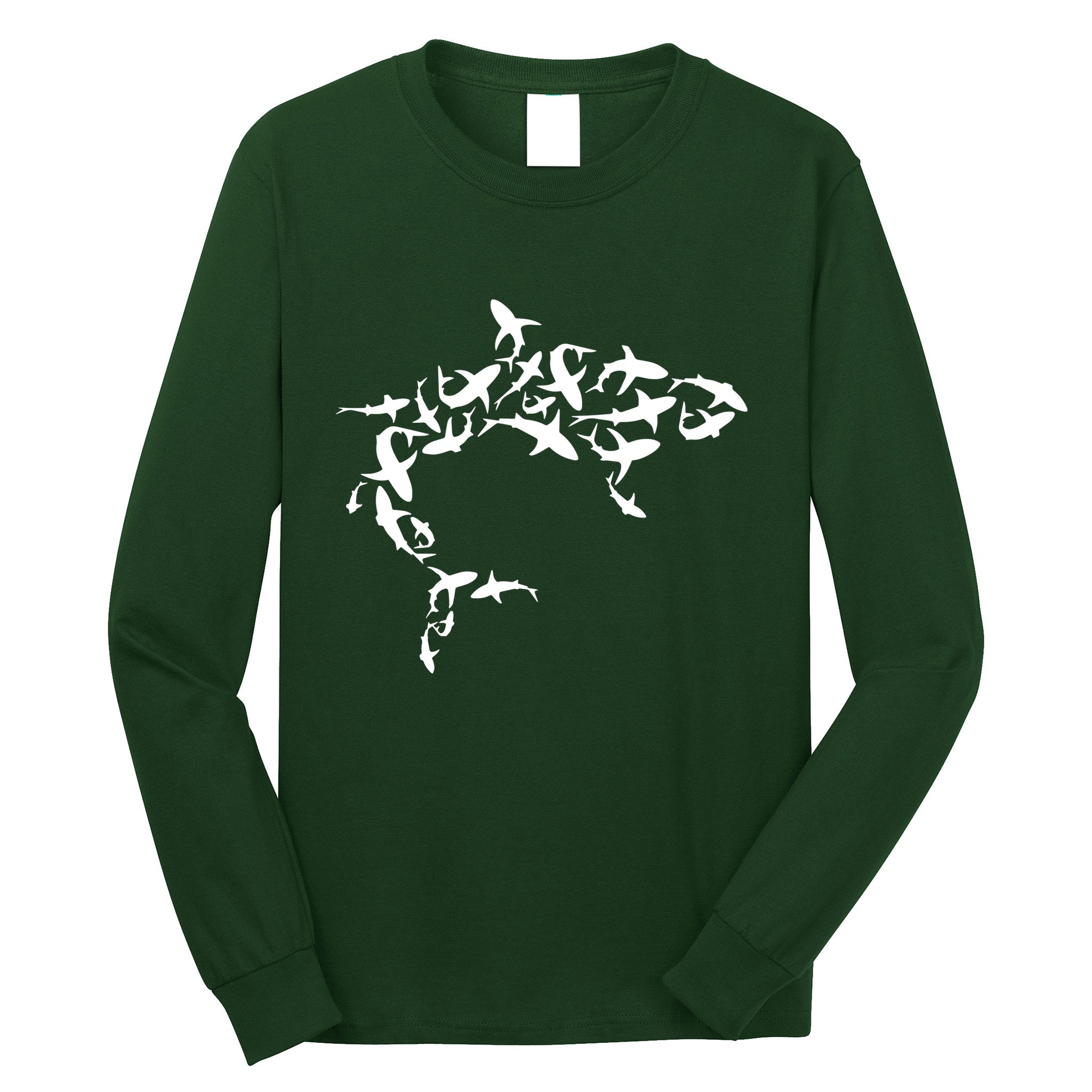 Great White Shark Lover Marine Biology Animal Science Long Sleeve Shirt