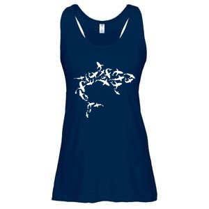 Great White Shark Lover Marine Biology Animal Science Ladies Essential Flowy Tank